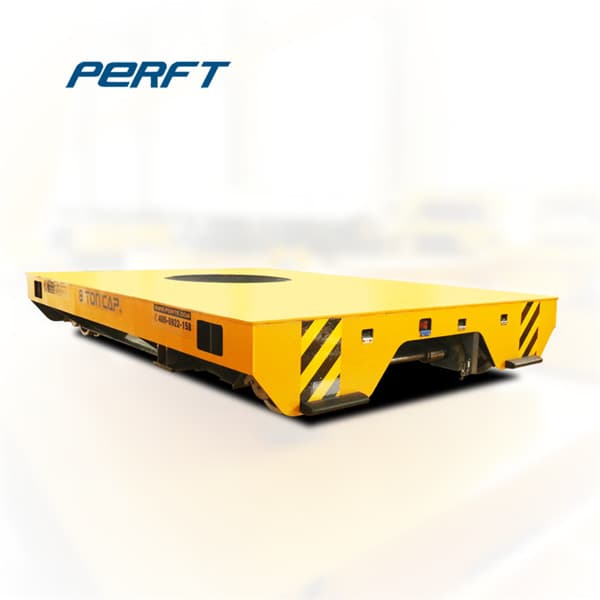 Steel Ladle Transfer Car With Rail Guides 50T